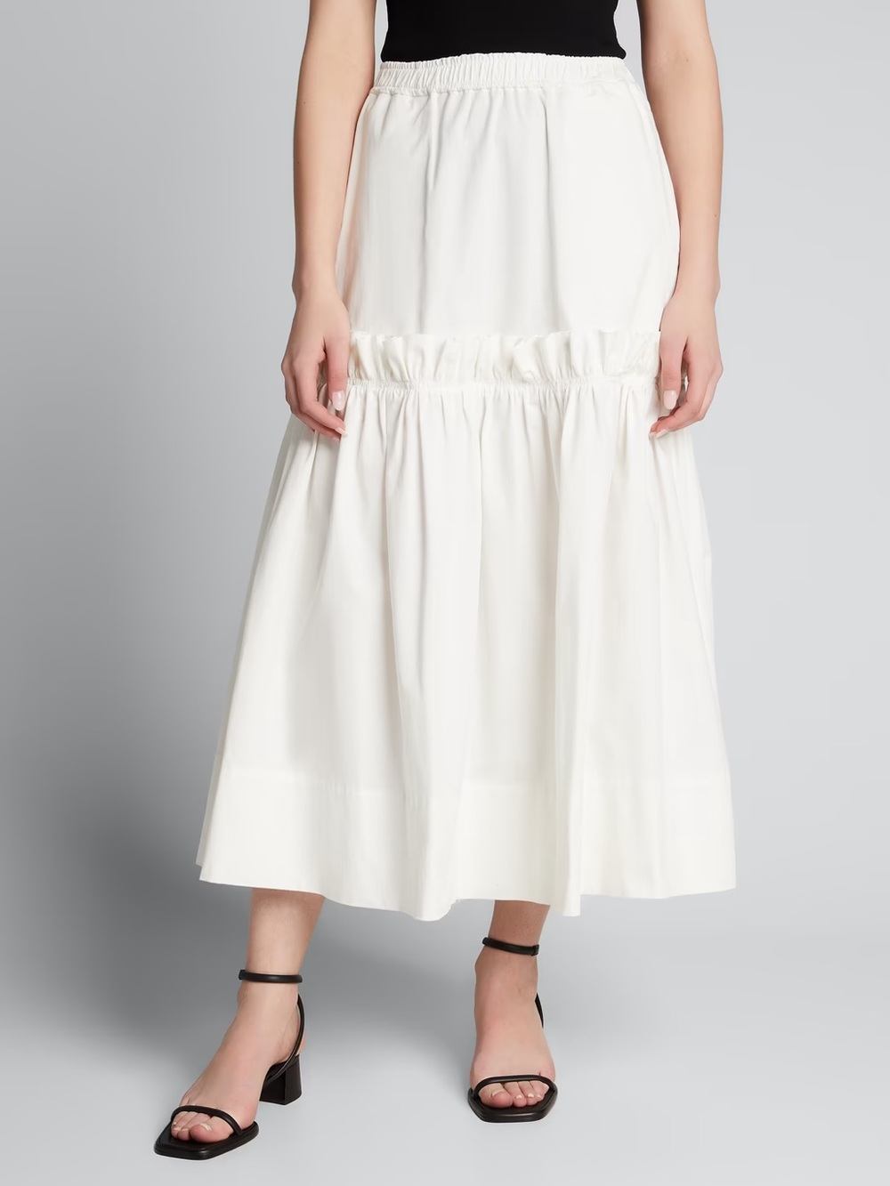 A.L.C. Louisa Midi Skirt | NWT | Size 2 | White